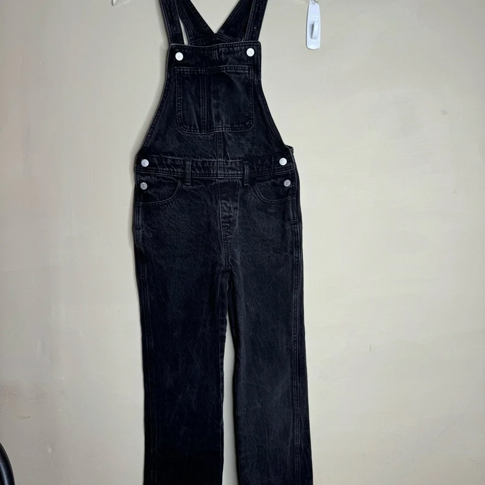 Old navy Slouchy Straight Jean Overalls for Girls size L 10/12